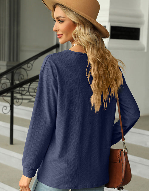 Load image into Gallery viewer, V-Neck Long Sleeve T-Shirt
