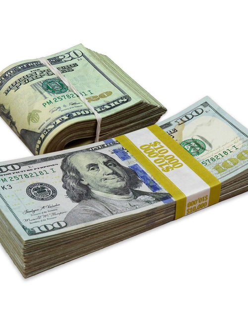 Load image into Gallery viewer, $12,000 ✔️RealAged™ Full Print New Series Stack &amp; Band Pack by Prop Money Inc
