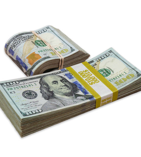 $20,000 ✔️RealAged™ Full Print New Series Stack & Band Pack by Prop Money Inc