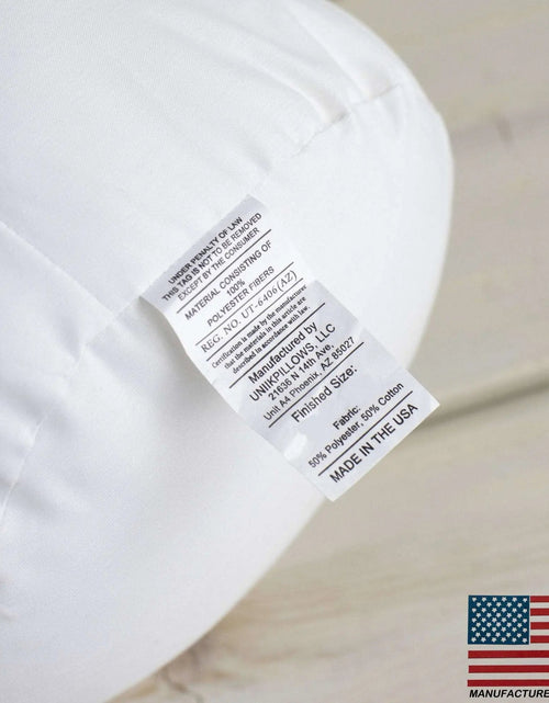 Load image into Gallery viewer, 10x30 | Bolster Angel Hair Insert | Indoor Outdoor Down Alternative Hypoallergenic Pillow Insert | Quality Insert | Premium Insert by UniikPillows
