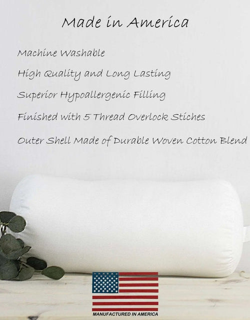Load image into Gallery viewer, 10x48 | Bolster Insert | Indoor Outdoor Hypoallergenic Polyester Fill | Quality Insert | Premium Insert by UniikPillows
