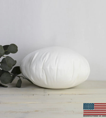 11" | Round Angel Hair Insert | Indoor Outdoor Down Alternative Hypoallergenic Pillow Insert | Quality Insert | Premium Insert by UniikPillows