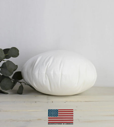 11" | Round Pillows Insert | Indoor Outdoor Hypoallergenic Polyester Pillow Insert | Quality Insert | Round Pillow Form | Round Pillow by UniikPillows