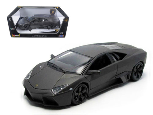 Load image into Gallery viewer, Lamborghini Reventon Dark Matt Gray 1/18 Diecast Model Car by Bburago
