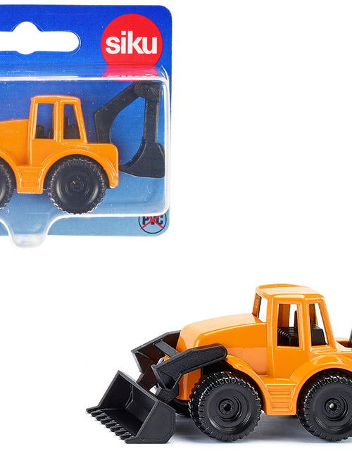 Load image into Gallery viewer, Backhoe Loader Yellow and Black Diecast Model by Siku
