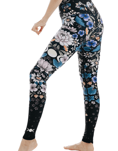 Load image into Gallery viewer, Divine Feminine Printed Yoga Leggings by Yoga Democracy

