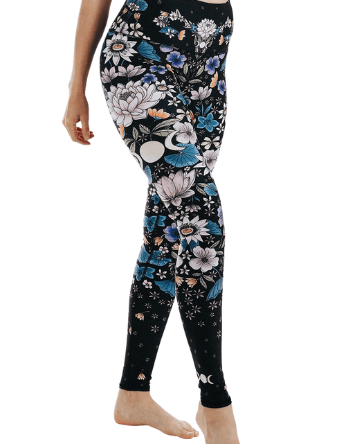 Load image into Gallery viewer, Divine Feminine Printed Yoga Leggings by Yoga Democracy
