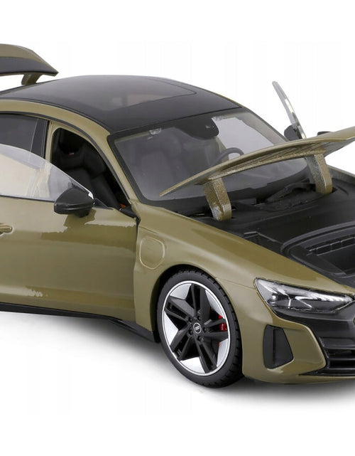 Load image into Gallery viewer, 2022 Audi RS e-tron GT Dark Green with Sunroof 1/18 Diecast Model Car by Bburago
