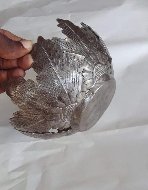 Load image into Gallery viewer, Fruit on Vine Haitian Metal Drum Votive by Global Crafts Wholesale
