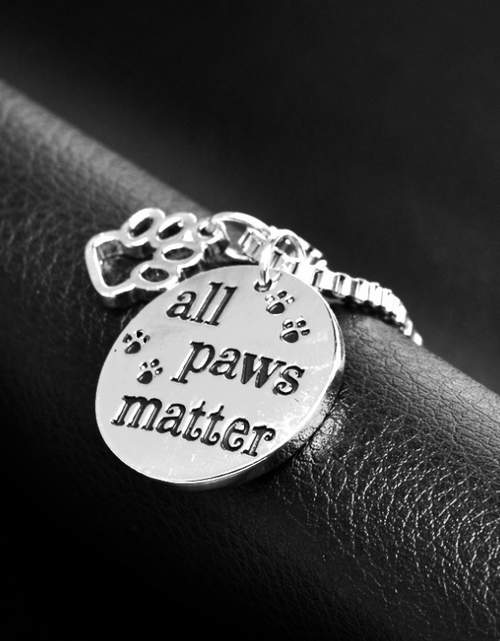 Load image into Gallery viewer, All Paws Matter Pendant Necklace by Furr Baby Gifts
