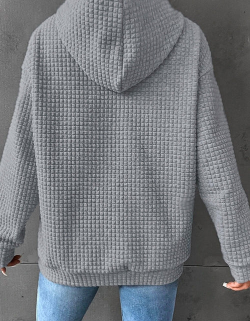 Load image into Gallery viewer, Dropped Shoulder Pocketed Hoodie
