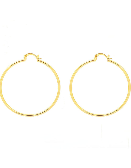 Load image into Gallery viewer, 18K Gold Plated 2mm Hoop Earrings

