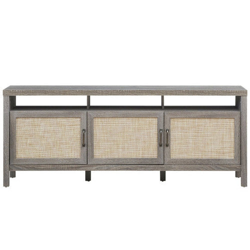 Load image into Gallery viewer, Universal TV Stand Entertainment Media Center for TV's up to 65 Inch-Gray
