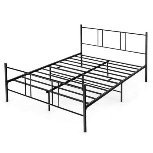 Load image into Gallery viewer, Full/Queen Size Platform Bed Frame with High Headboard-Full Size
