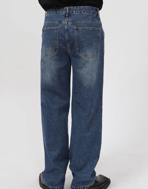 Load image into Gallery viewer, Mid Rise Baggy Jeans with Pockets

