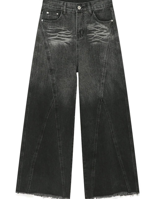 Load image into Gallery viewer, Raw Hem Jeans with Pockets
