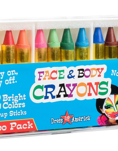 Load image into Gallery viewer, 12 Face Paint Crayons Set by Dress Up America
