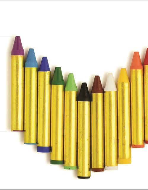 Load image into Gallery viewer, 12 Face Paint Crayons Set by Dress Up America
