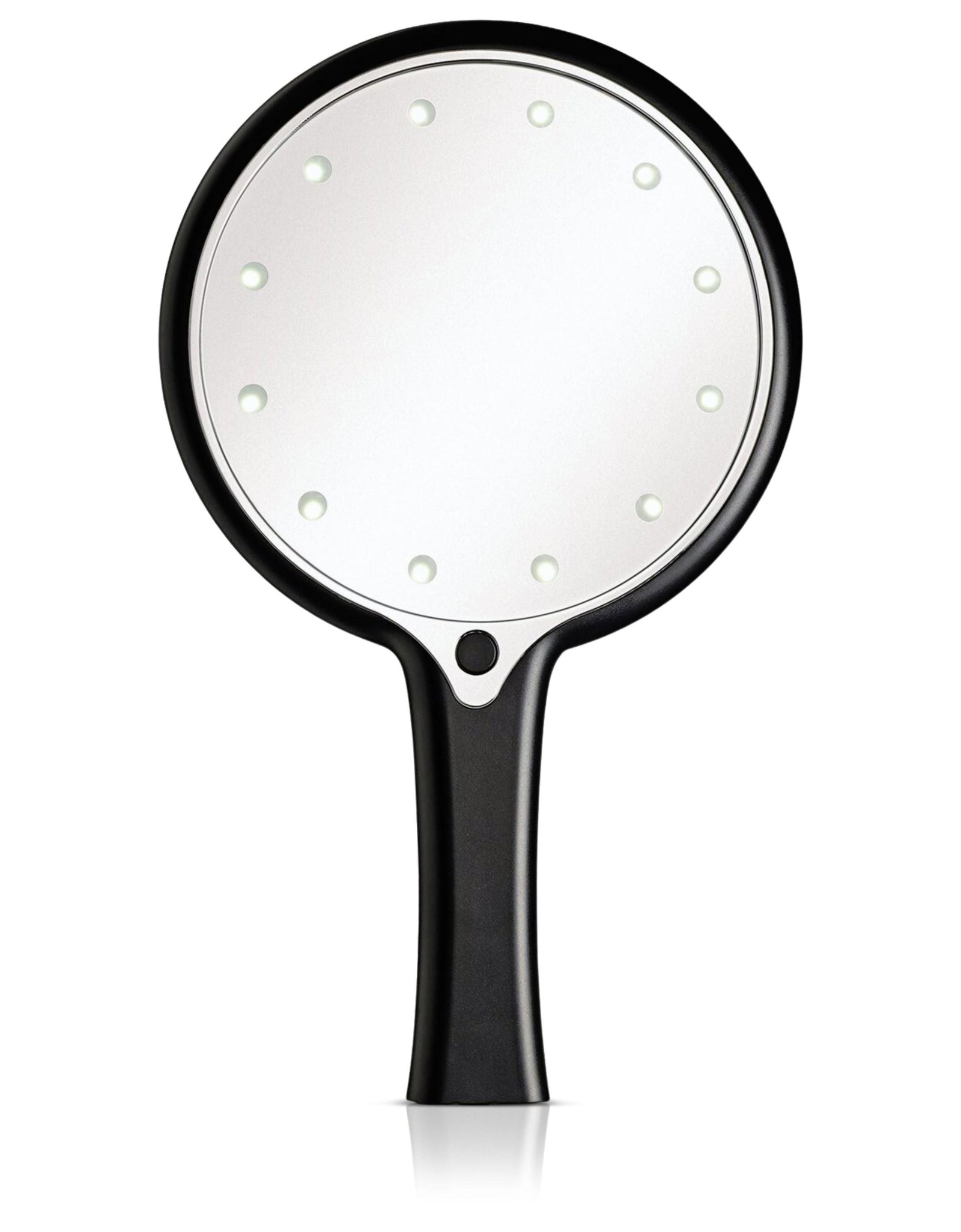 12 LED Lighted Hand Held Cosmetic Mirror