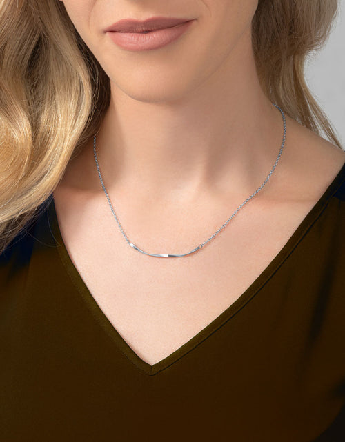 Load image into Gallery viewer, Arvo Mobius Bar Necklace - Stainless by Arvo
