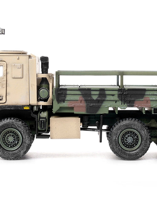 Load image into Gallery viewer, M1083 MTV (Medium Tactical Vehicle) Armored Cab Cargo Truck with Turret NATO Camouflage "US Army" "Armor Premium" Series 1/72 Diecast Model by Panzerkampf
