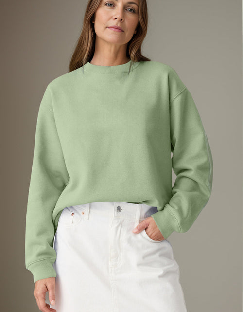 Load image into Gallery viewer, Round Neck Long Sleeve Sweatshirt
