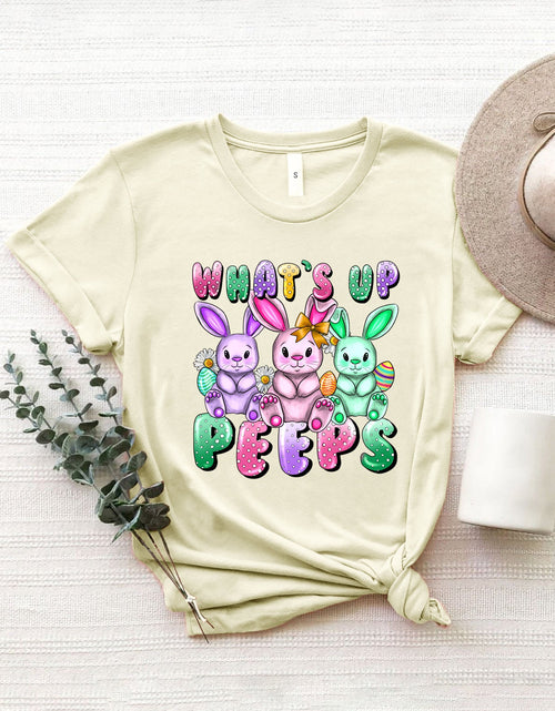 Load image into Gallery viewer, Graphic Round Neck Short Sleeve T-Shirt
