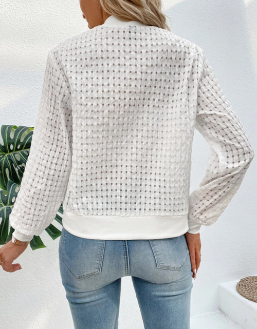 Load image into Gallery viewer, Zip Up Long Sleeve Jacket
