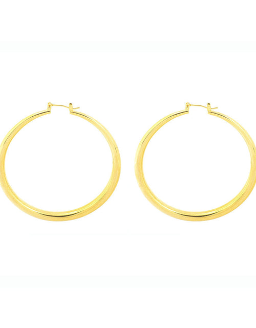 Load image into Gallery viewer, 14K Gold Graduated Classic Hoop Earring
