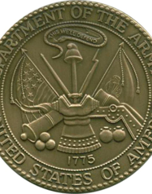 Load image into Gallery viewer, Army Service Medallion, Brass Army Medallion. by The Military Gift Store

