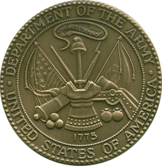 Load image into Gallery viewer, Military Service Medallions in Solid Brass. by The Military Gift Store
