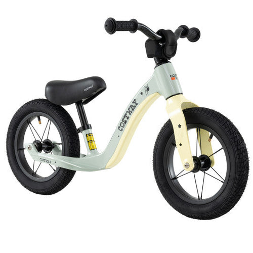 Load image into Gallery viewer, 12-Inch Balance Bike with Adjustable Seat and Rotatable Handlebar for Over 36 Months Old-Green
