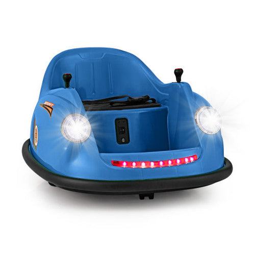 Load image into Gallery viewer, 12V Electric Kids Ride on Bumper Car Battery Powered Bumping Car with Remote Control-Navy
