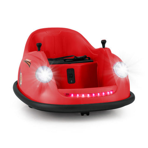 Load image into Gallery viewer, 12V Electric Kids Ride on Bumper Car Battery Powered Bumping Car with Remote Control-Red
