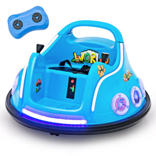 Load image into Gallery viewer, 12V Electric Ride On Car with Remote Control and Flashing LED Lights-Navy
