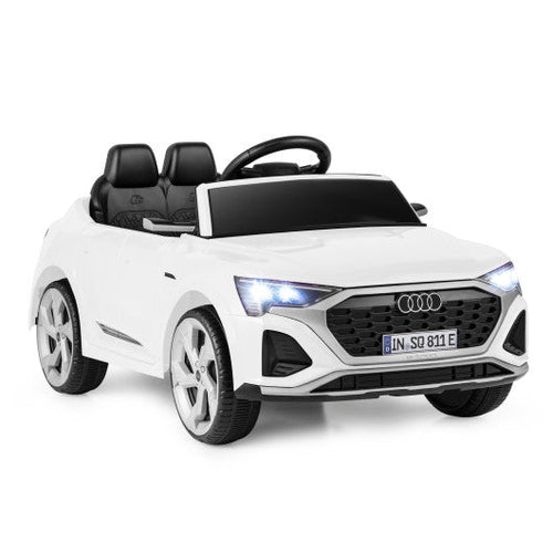 Load image into Gallery viewer, 12V Kids Ride on Car Licensed Audi SQ8 with Remote Control and 3 Speeds-White
