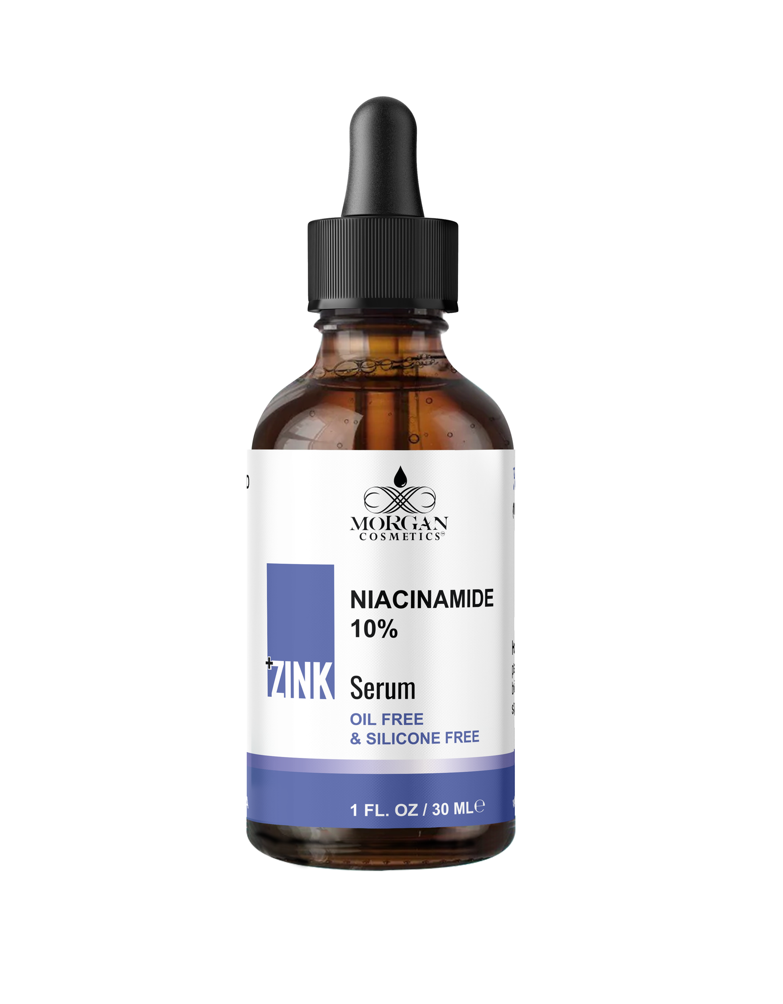 Niacinamide 10% + Zink 1% Serum 1 oz by Morgan Cosmetics