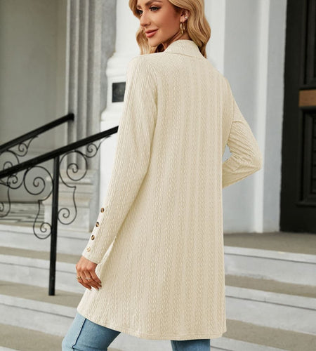 Long Sleeve Open Front Cardigan