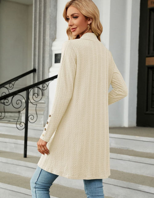 Load image into Gallery viewer, Long Sleeve Open Front Cardigan
