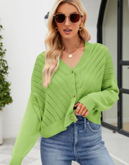 Load image into Gallery viewer, V-Neck Button Down Cardigan
