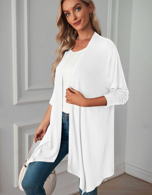 Load image into Gallery viewer, Open Front Long Sleeve Cardigan
