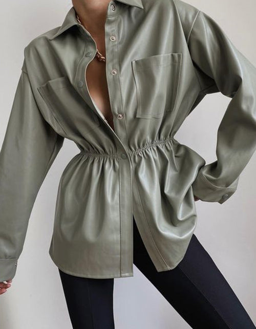 Load image into Gallery viewer, Snap Down Collared Jacket
