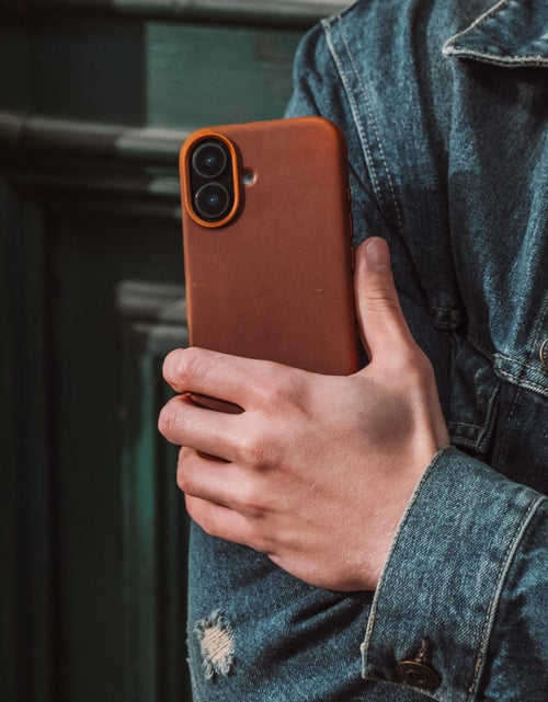 Load image into Gallery viewer, Leather iPhone Case
