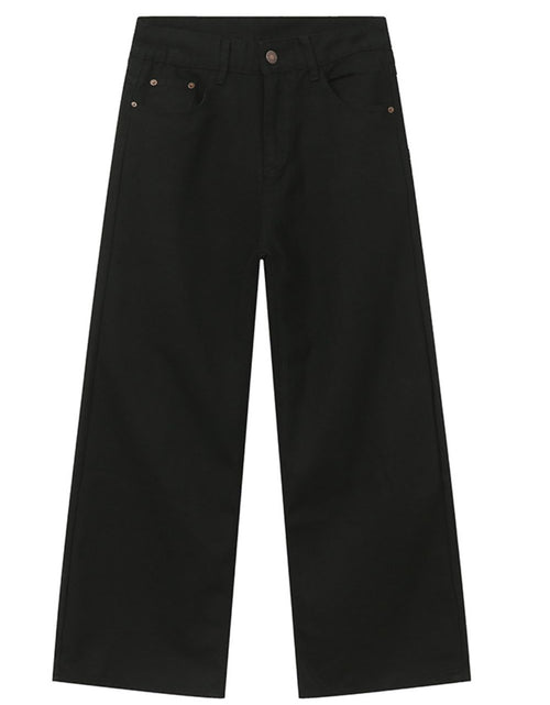 Load image into Gallery viewer, Wide Leg Jeans with Pockets
