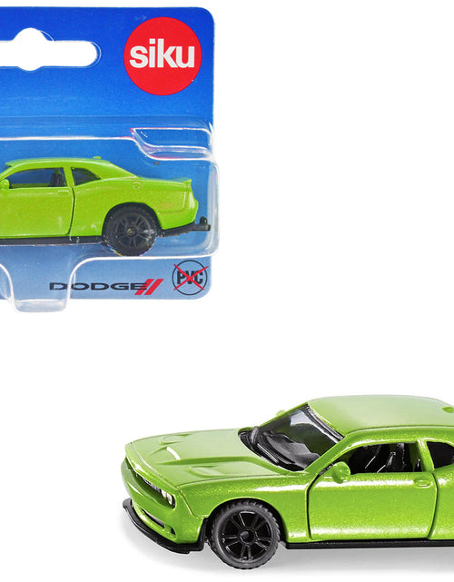 Load image into Gallery viewer, Dodge Challenger SRT Hellcat Green Metallic Diecast Model Car by Siku

