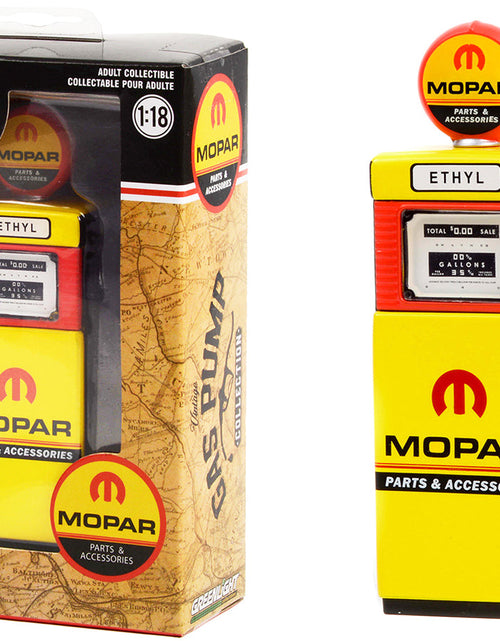 Load image into Gallery viewer, 1951 Wayne 505 Gas Pump "MOPAR Parts &amp; Accessories" Yellow "Vintage Gas Pumps" Series 11 1/18 Diecast Model by Greenlight
