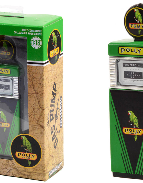 Load image into Gallery viewer, 1951 Wayne 505 Gas Pump "Polly Gas" Green and Black "Vintage Gas Pumps" Series 13 1/18 Diecast Model by Greenlight
