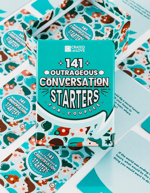 Load image into Gallery viewer, 141 Outrageous Conversation Starters for Couples by Crated with Love

