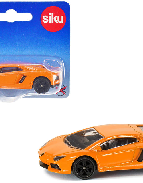 Load image into Gallery viewer, Lamborghini Aventador LP700-4 Orange Diecast Model Car by Siku
