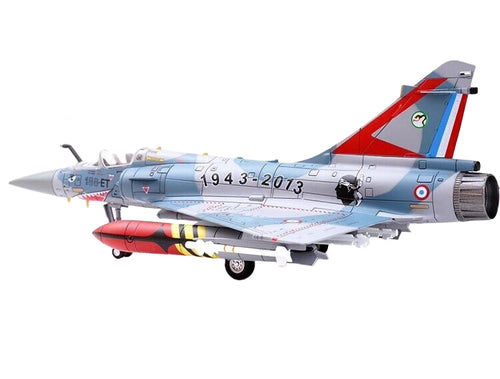 Load image into Gallery viewer, Dassault Mirage 2000-5F Fighter Aircraft "70th Anniversary of Corsica Squadron" French Air Force "Wing" Series 1/72 Diecast Model by Panzerkampf
